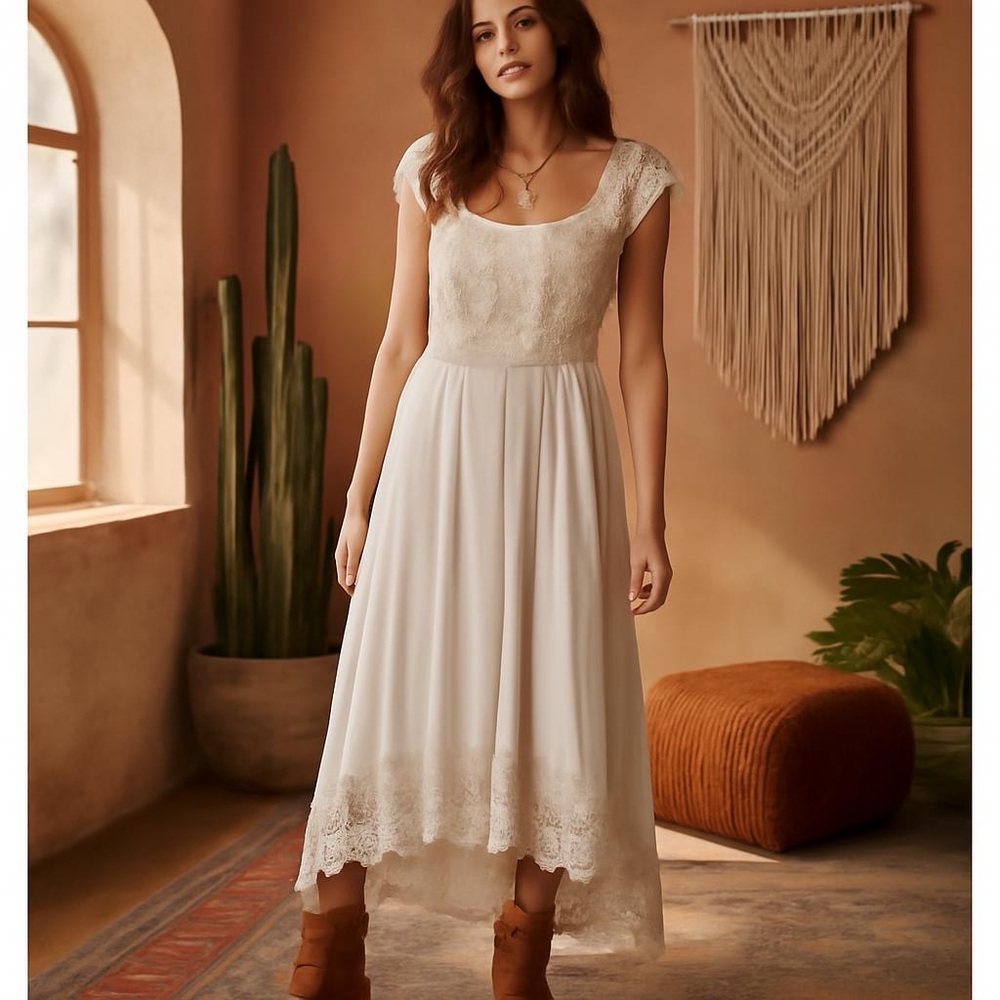 Free People crochet dress
